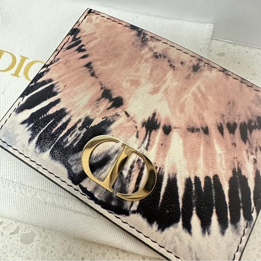 Dior Limited Edition Tie Dye Card Holder